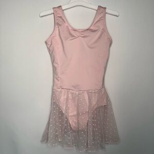 ❤️3/$30 Capezio Girls Pink "Spot On" Ballet Dress – Style 12009C - Size M